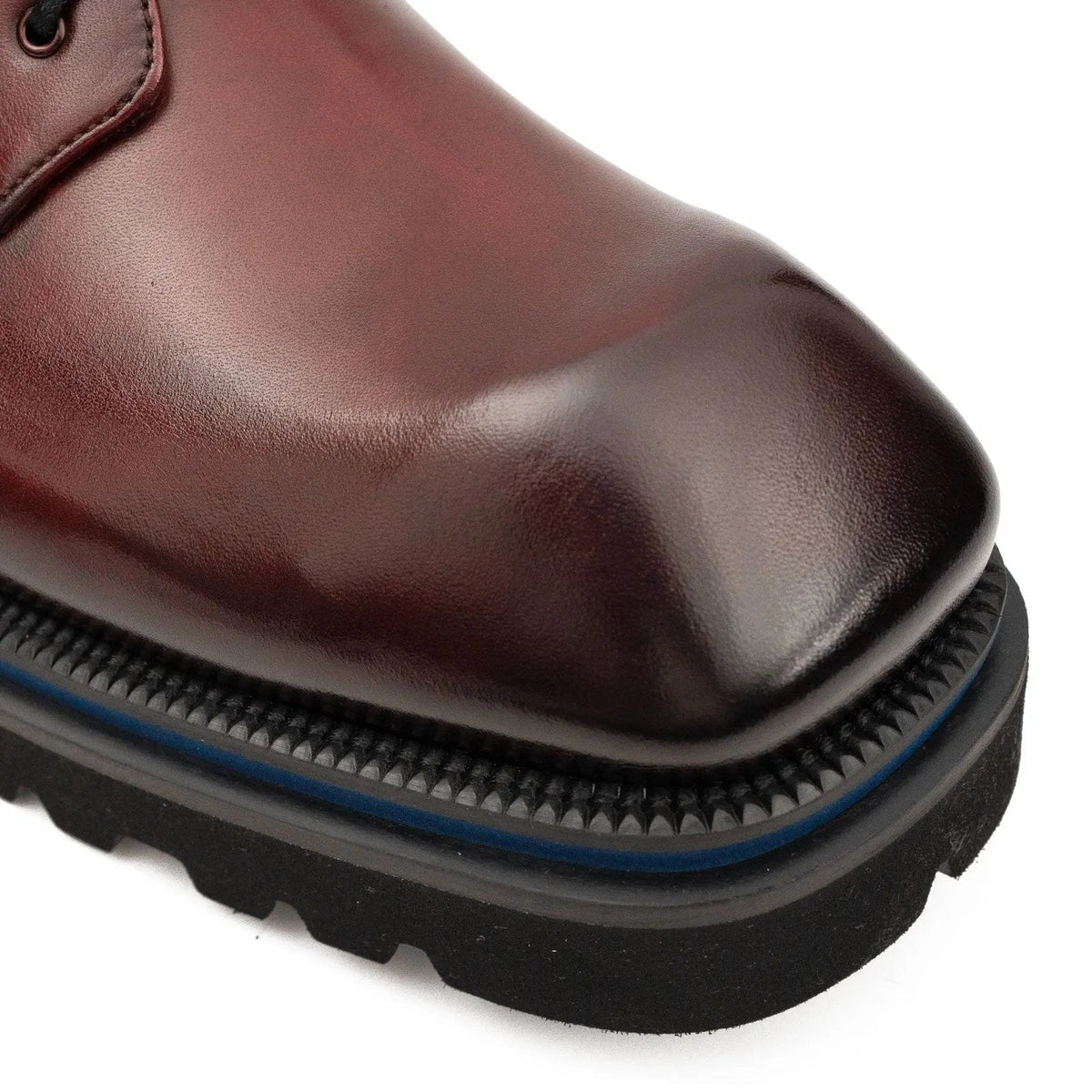 Burgundy Lug Sole Derby