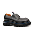 Black Derby with Tricolor Accent