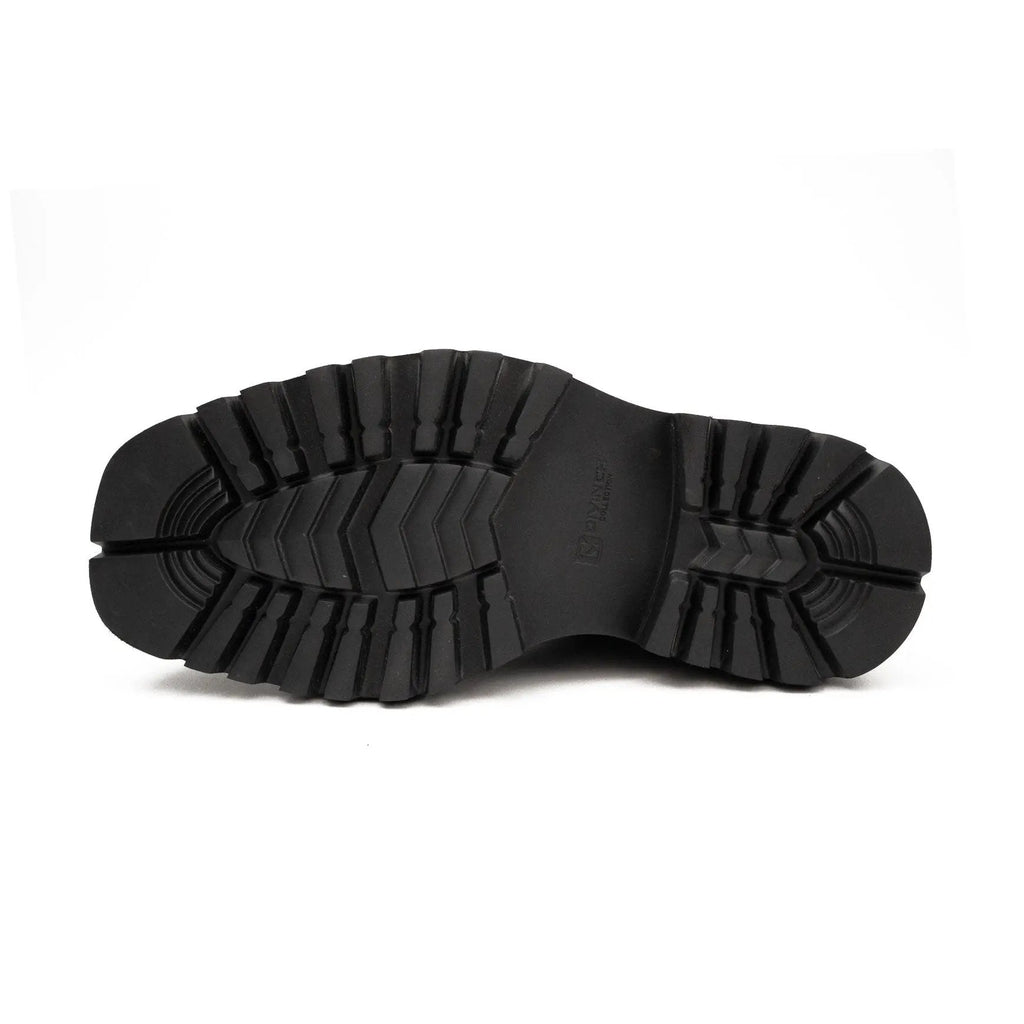 Black Derby with Tricolor Accent