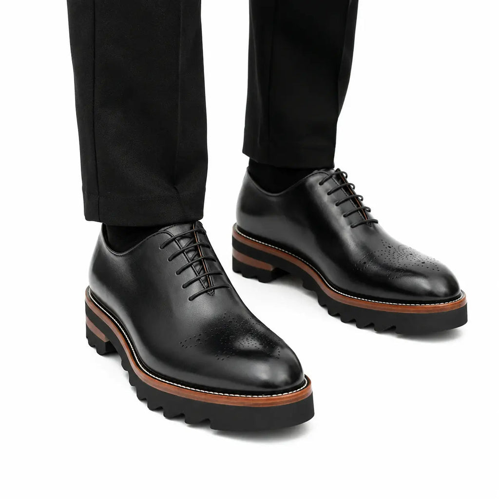 Black Lug Sole Oxford