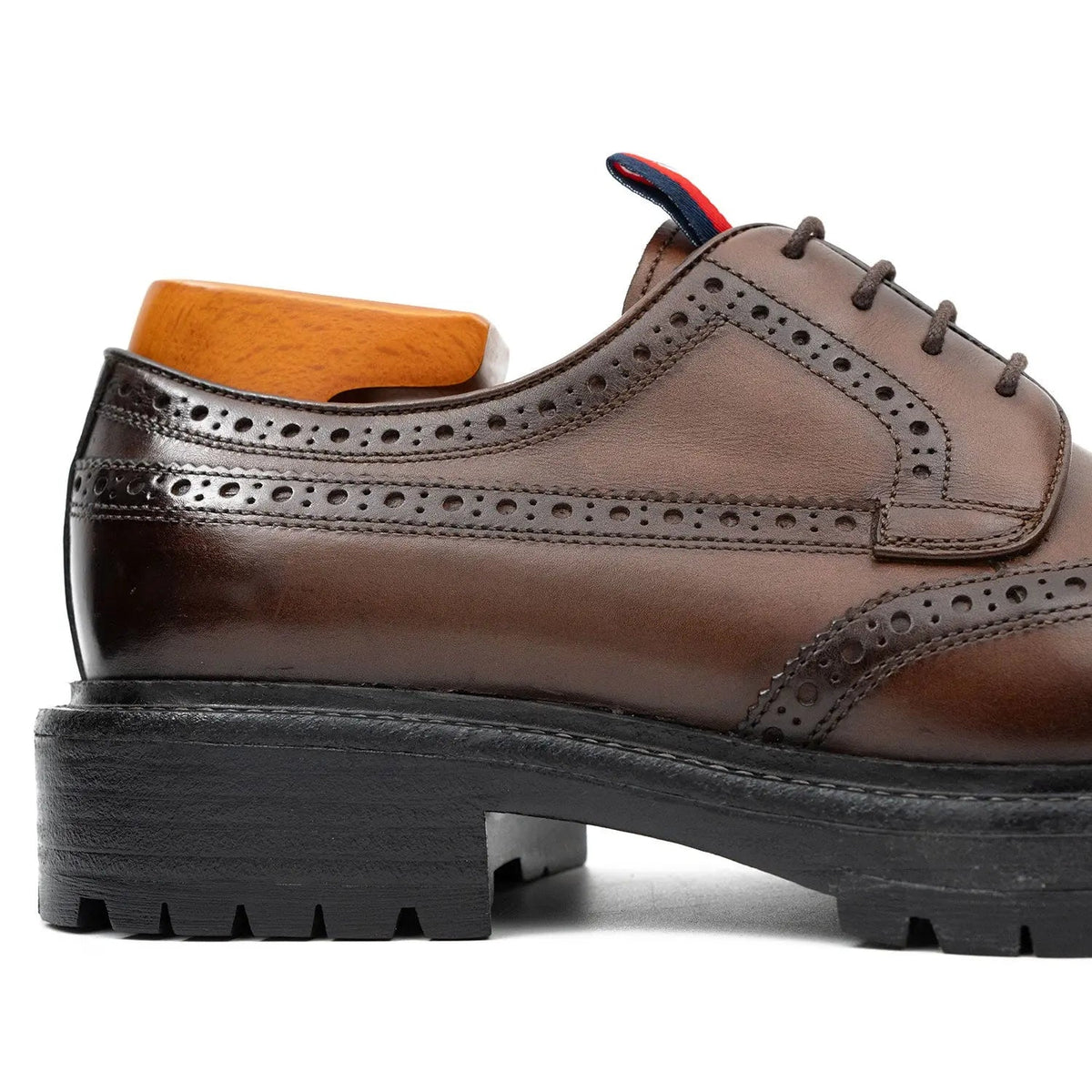 Black Calf Derby Shoes