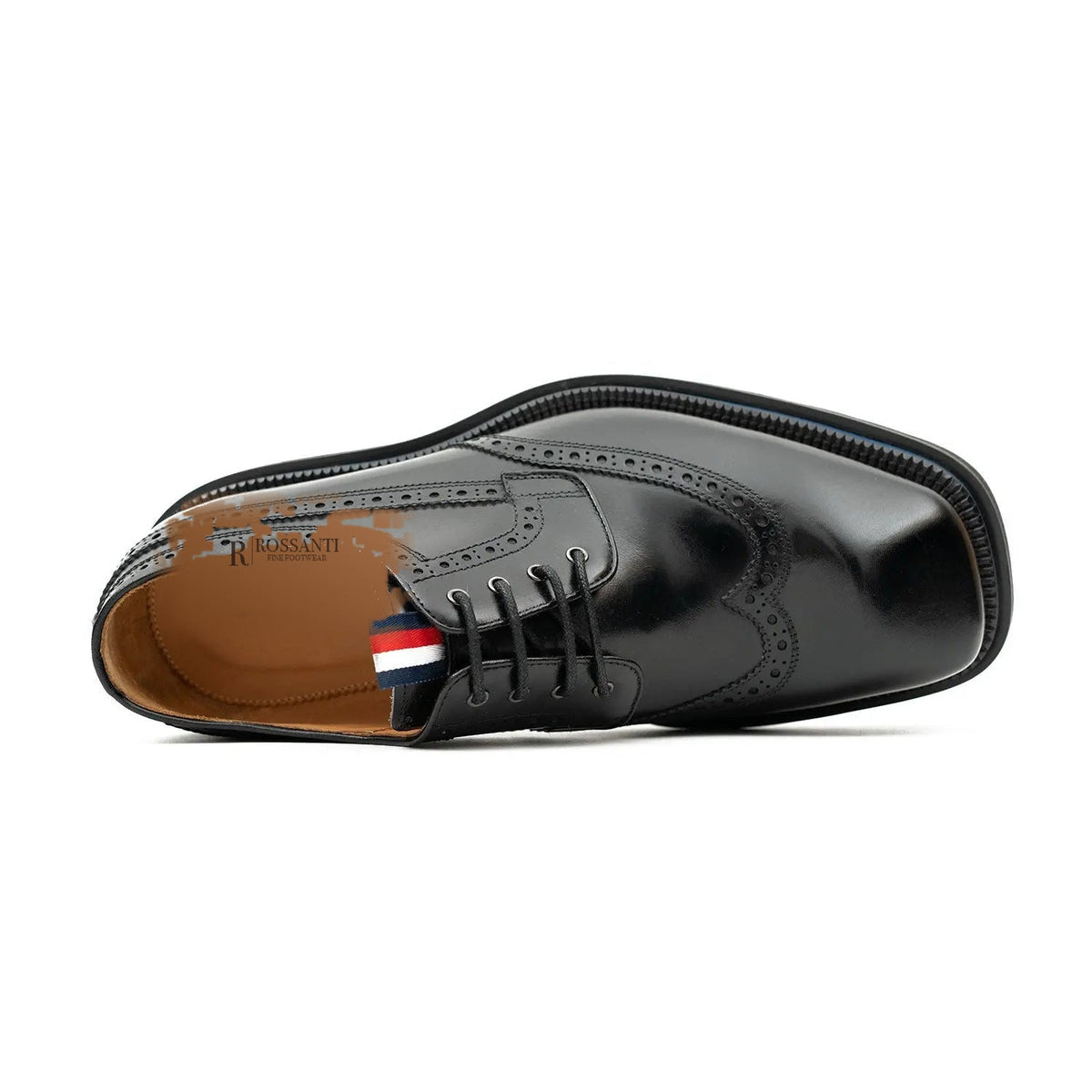 Black Lug Sole Derby Shoes