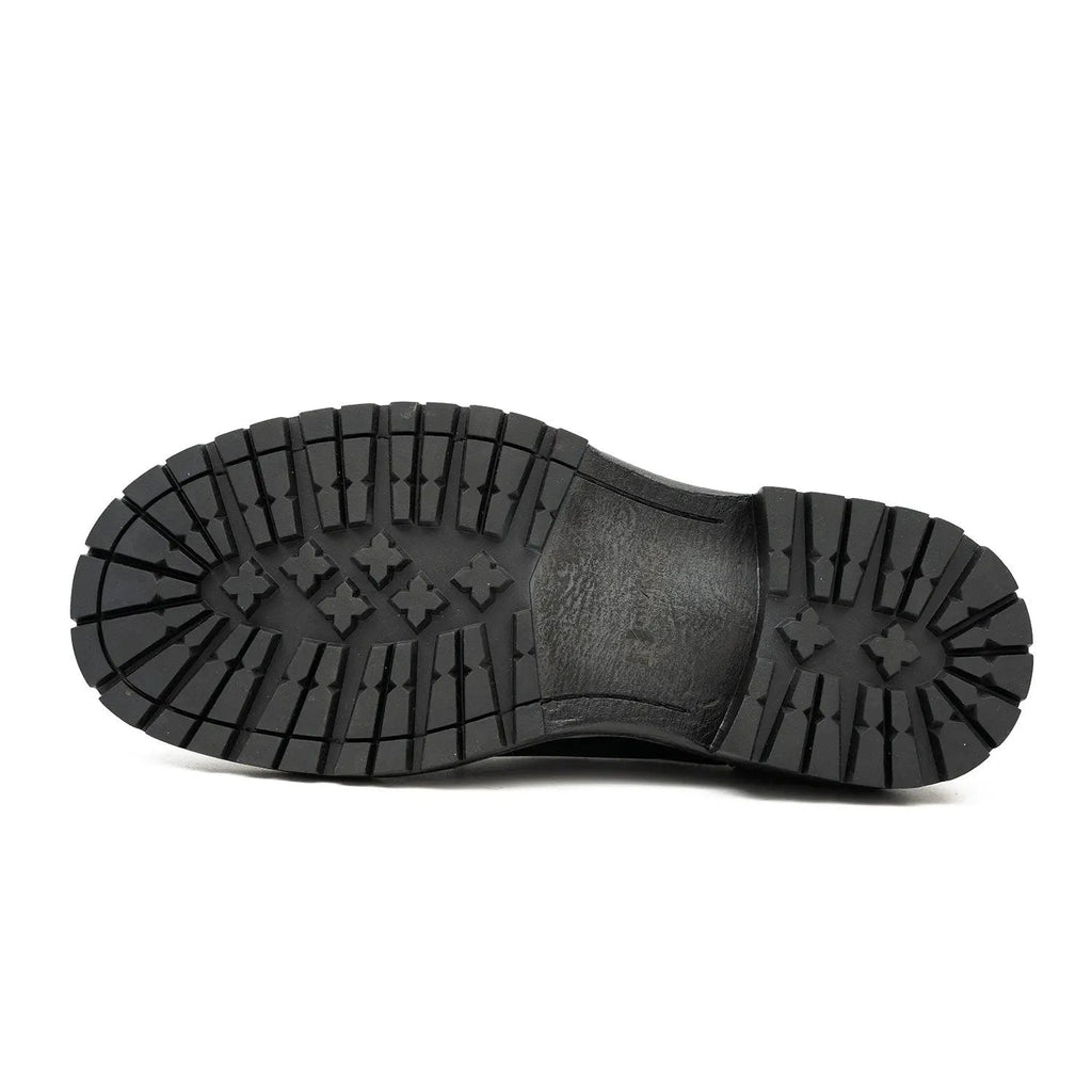 Black Calf Derby Shoes
