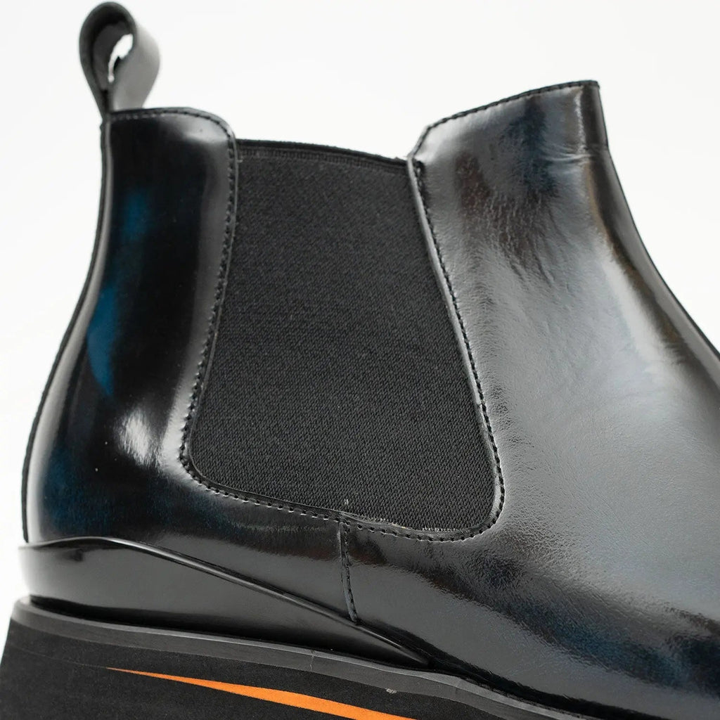 Black Calf Chelsea Boots