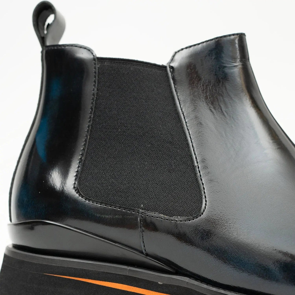 Black Calf Chelsea Boots