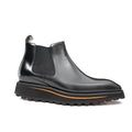 Black Chelsea Lug Boots