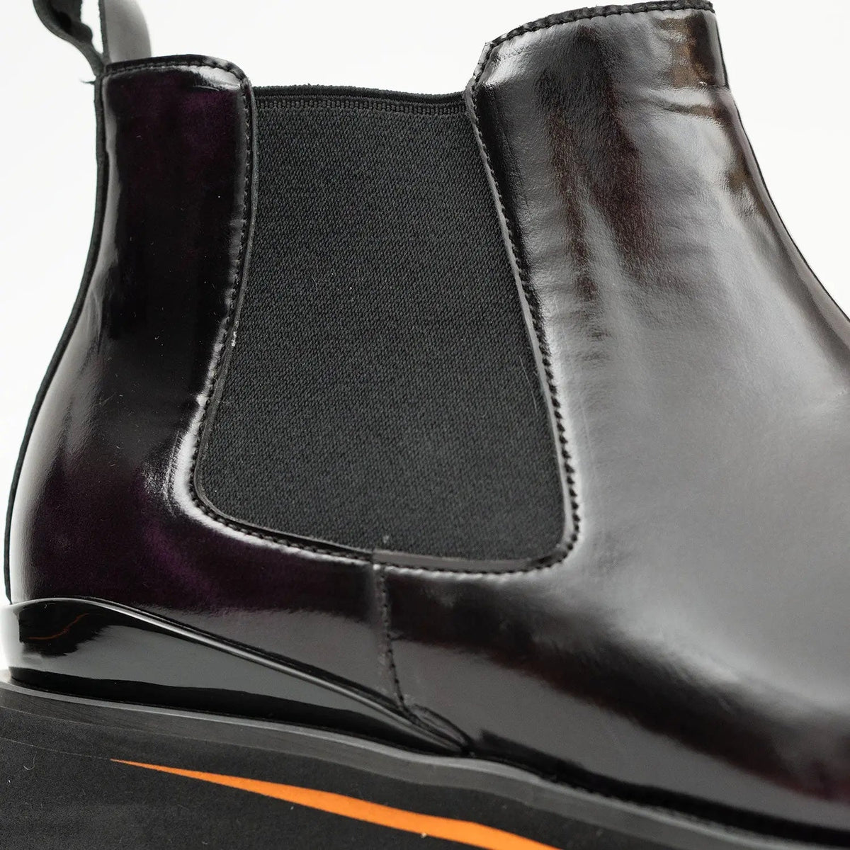 Polished Black Calf Chelsea Boots