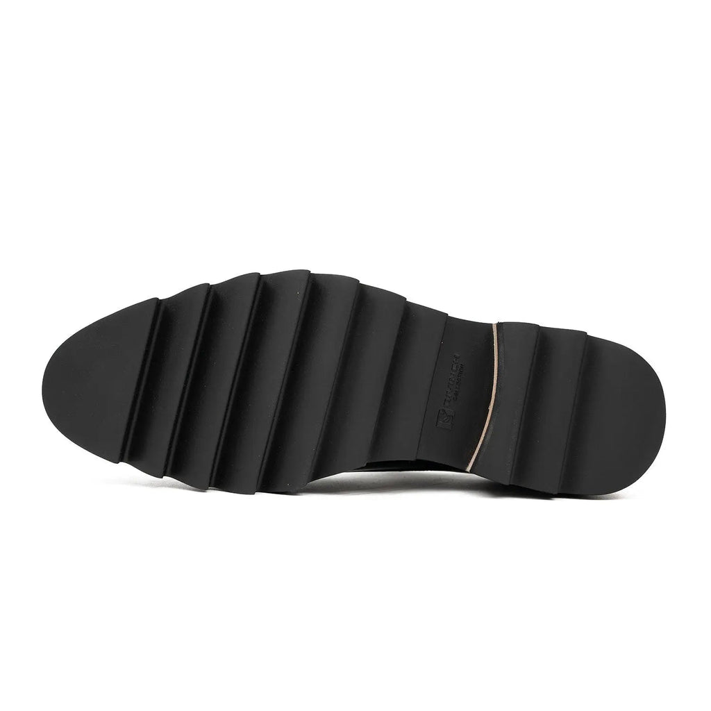 Black Single Monk Strap