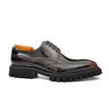 Burgundy Lug Sole Derby