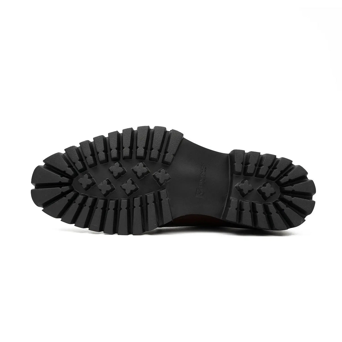 Black Lug Sole Monk Derby