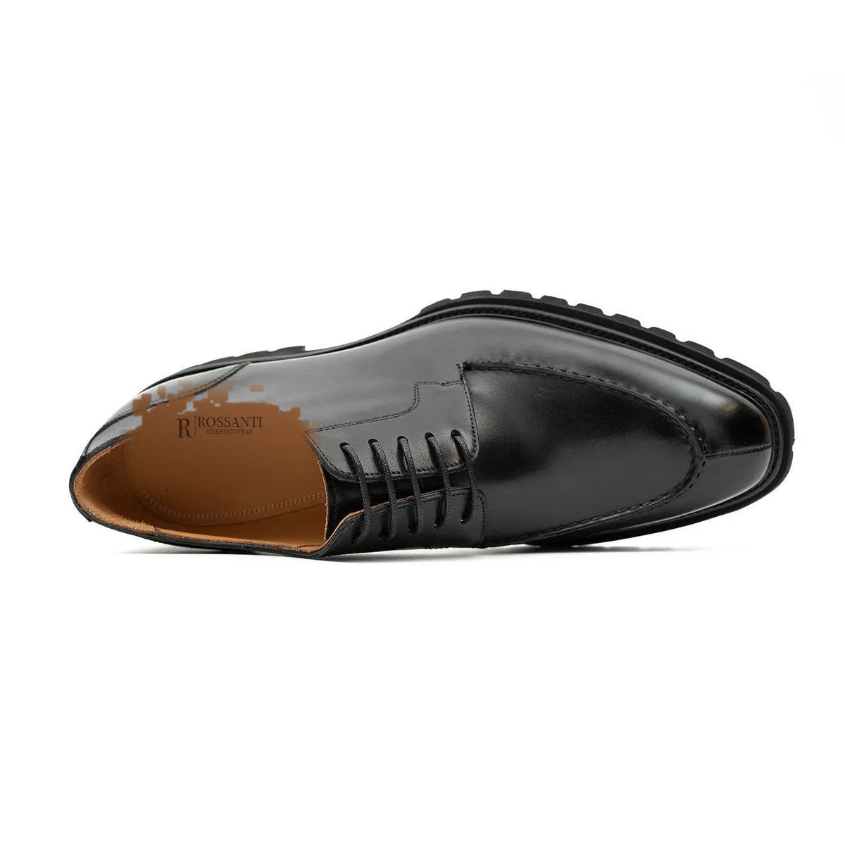 Black Lug Sole Apron Derby