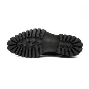 Black Lug Sole Apron Derby