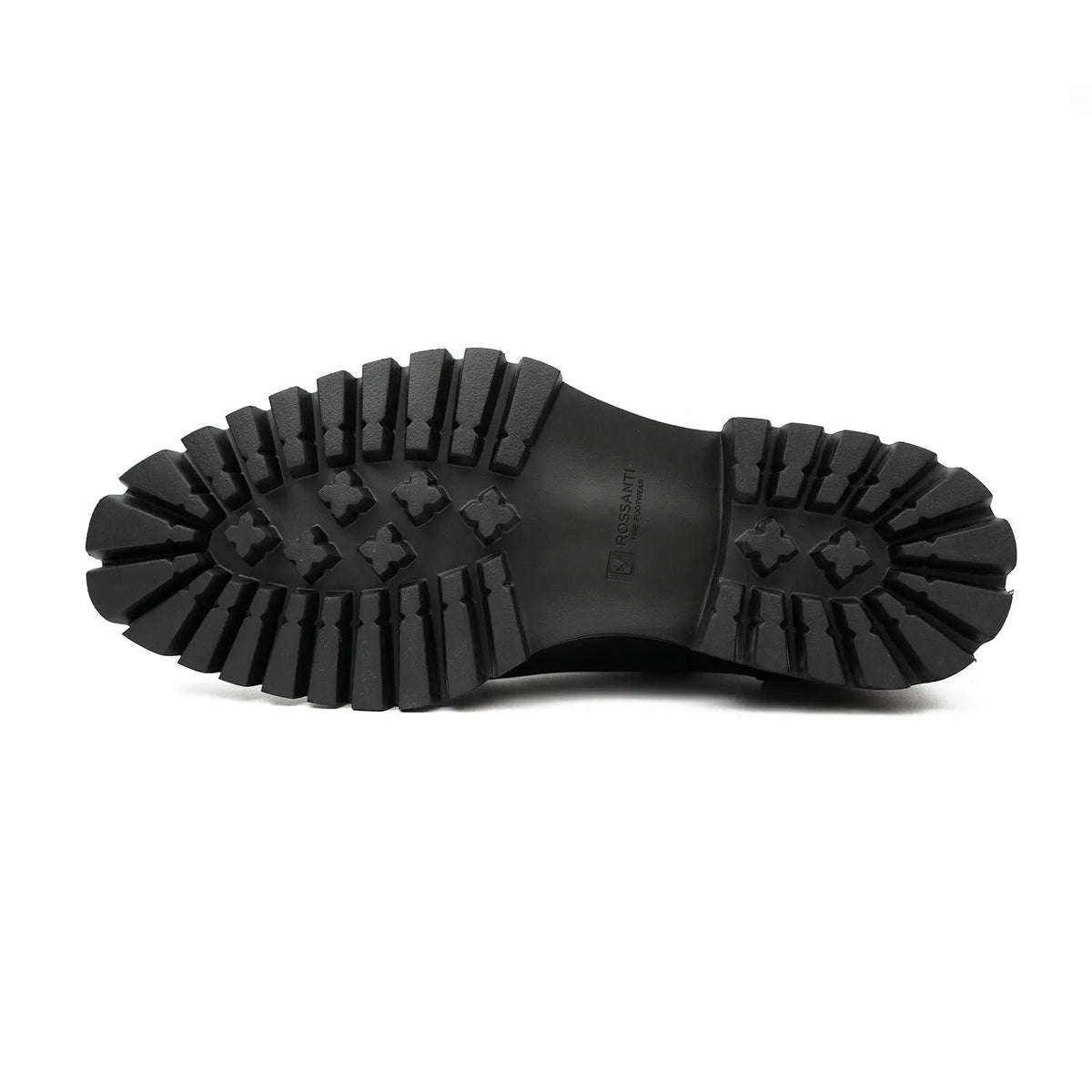 Black Lug Sole Apron Derby