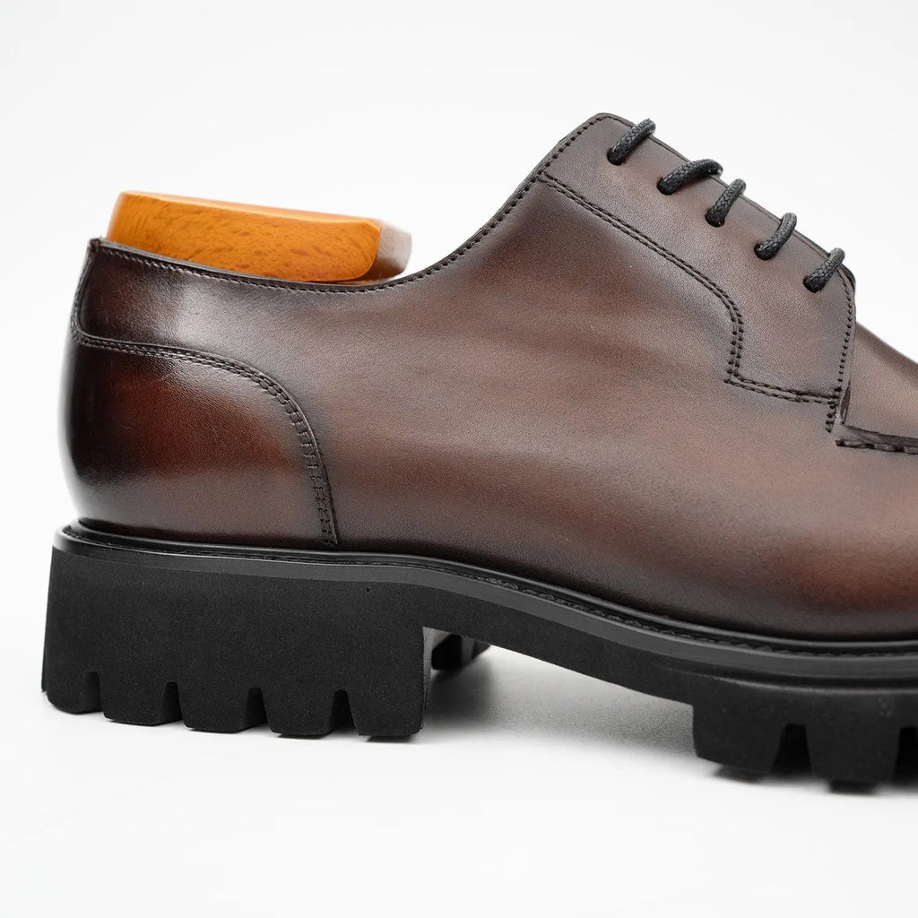 Brown Calfskin Derby