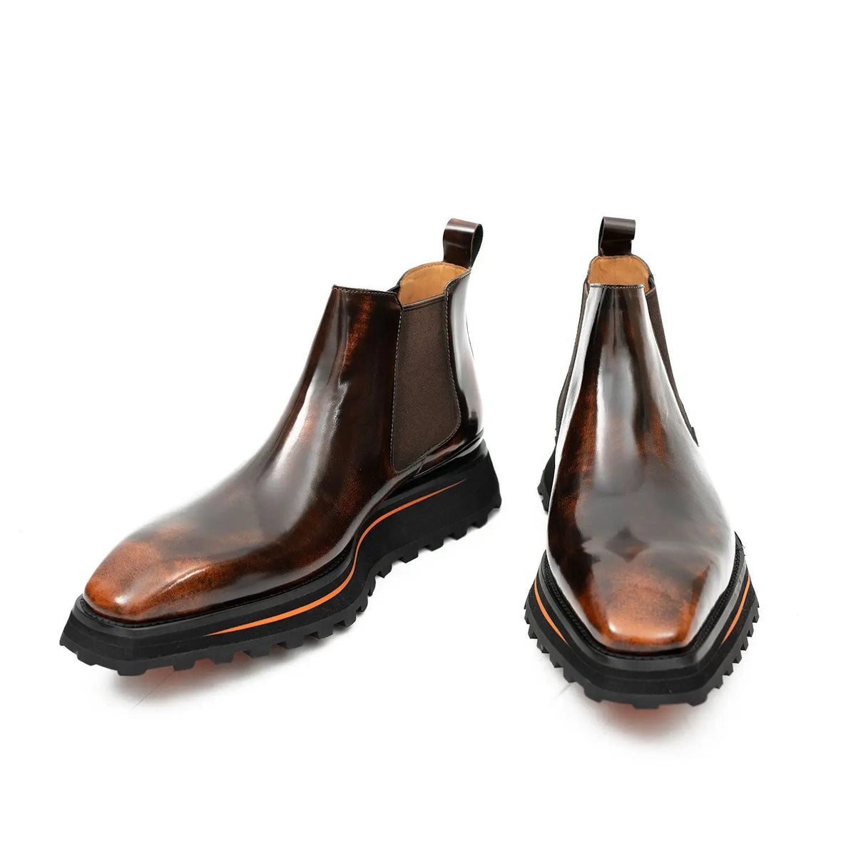 Burnished Chelsea Lug Boots