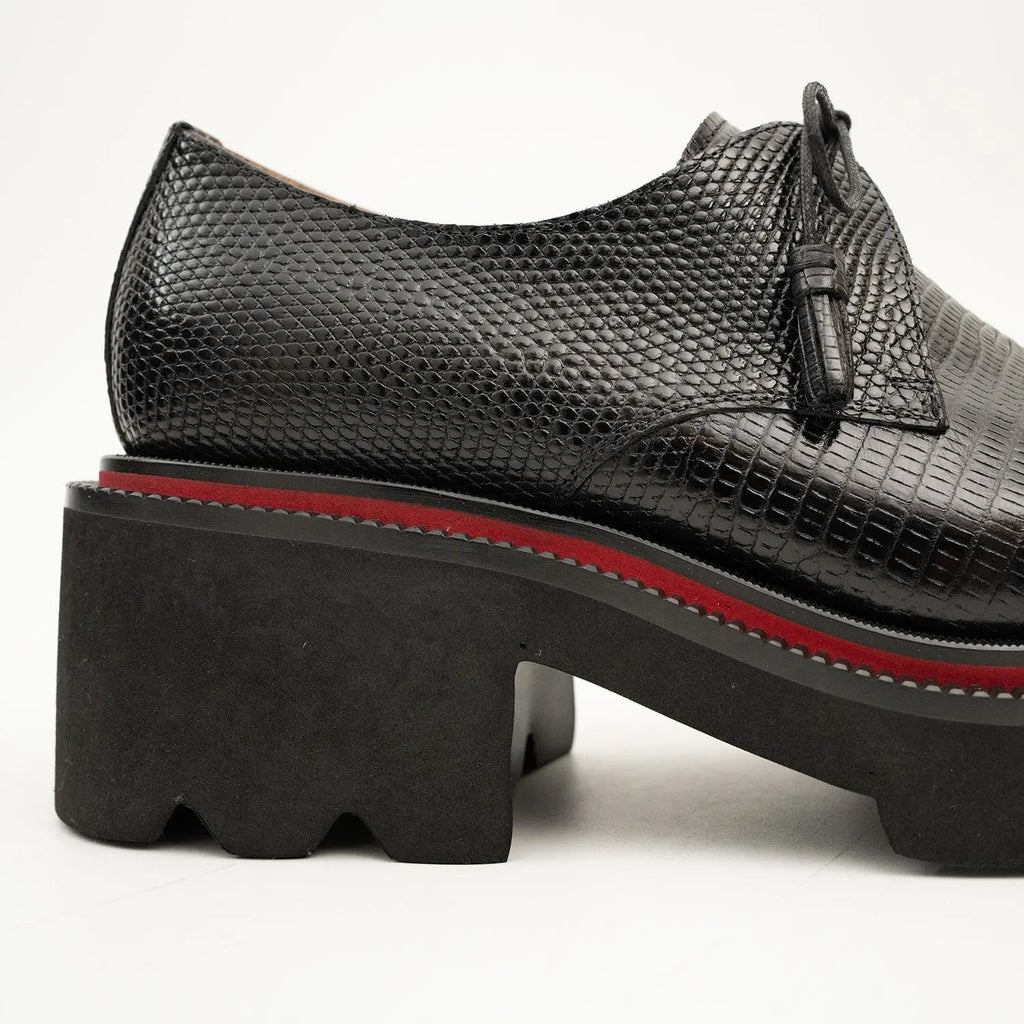 Textured Black Derby