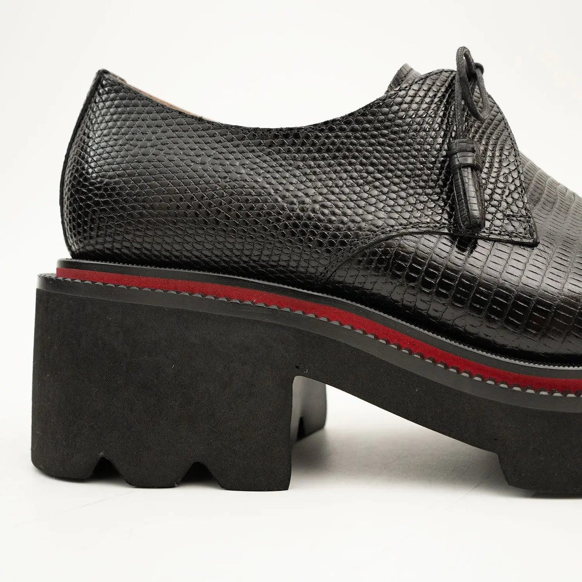 Textured Black Derby
