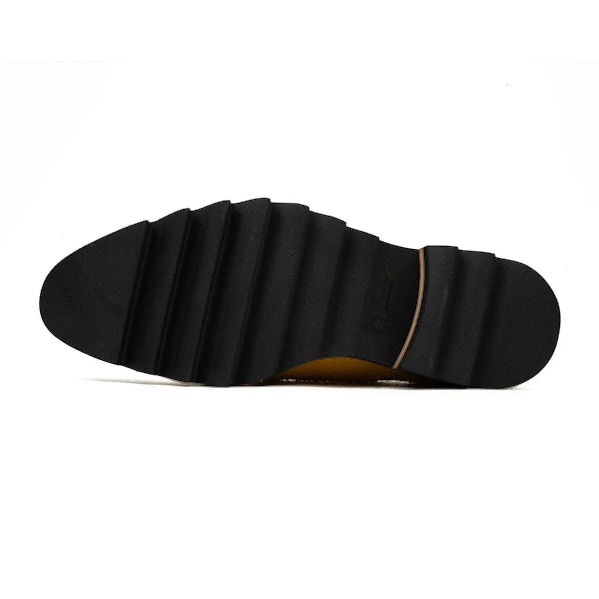 Mustard Suede Monk Shoes