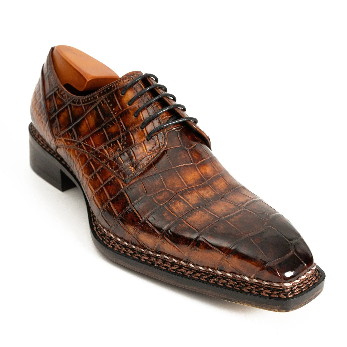 Cognac Crocodile Norwegian Derby