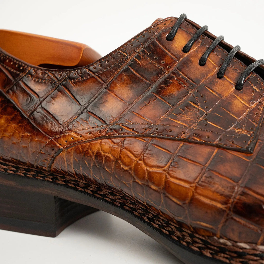 Cognac Crocodile Norwegian Derby