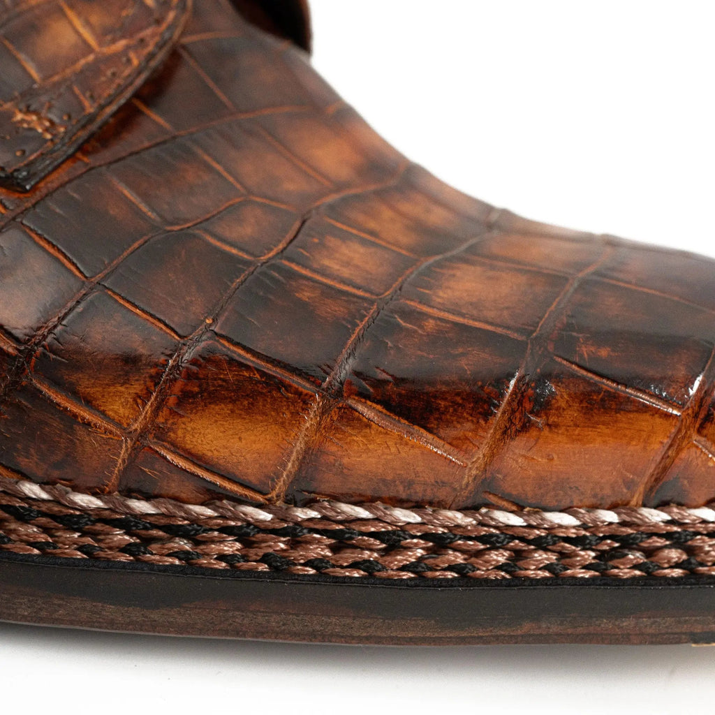Cognac Crocodile Norwegian Derby