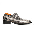 Silver Crocodile Norwegian Monk Shoe