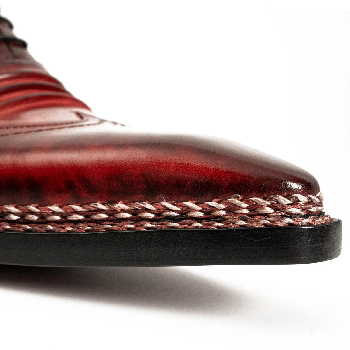 Bordeaux Crocodile Oxford