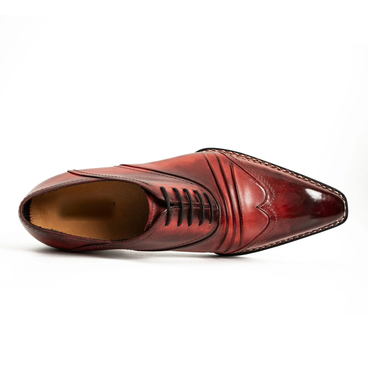 Bordeaux Crocodile Oxford