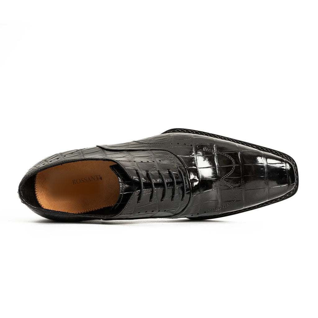 Black Crocodile Norwegian Oxford