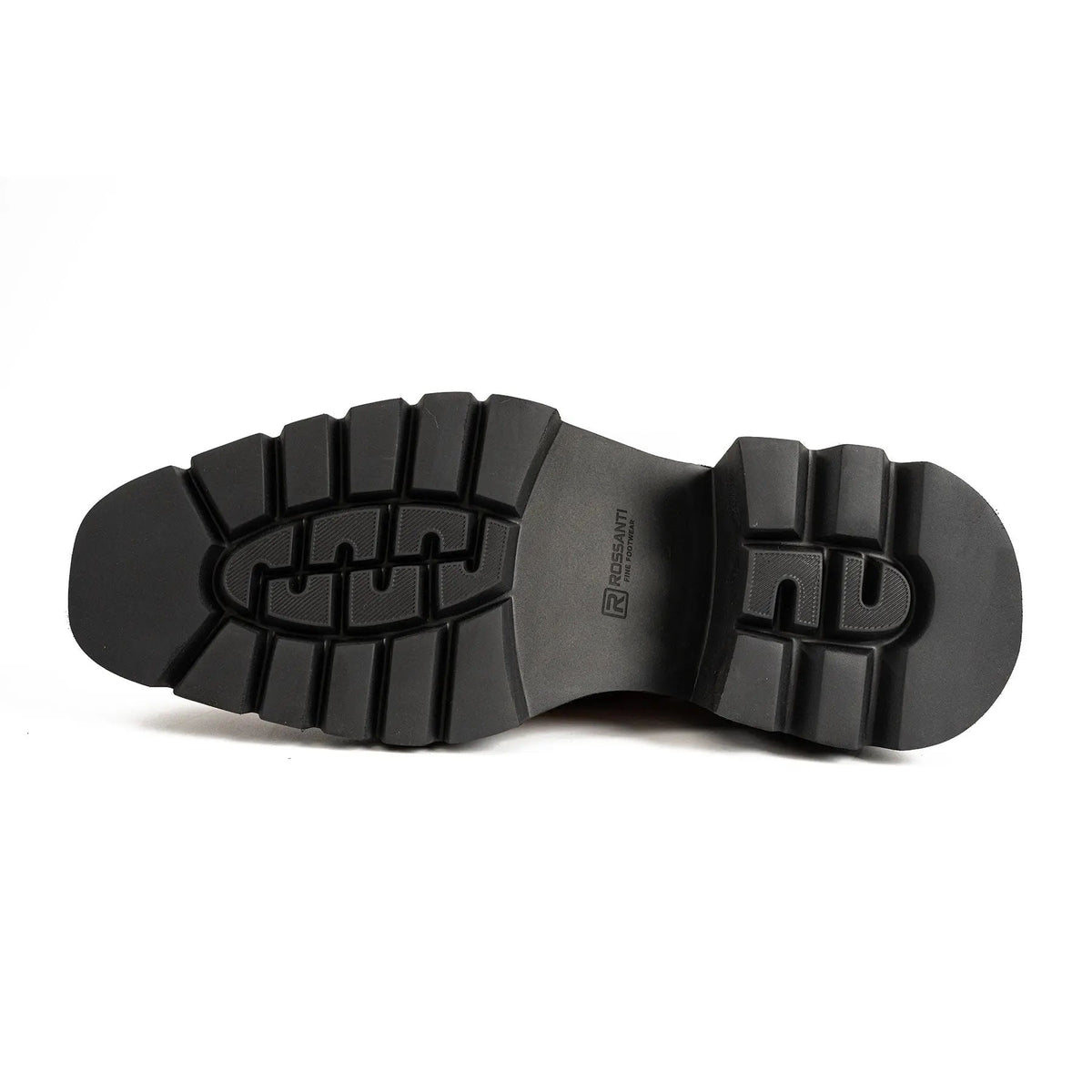 Amber Ostrich Derby with Elevated Sole