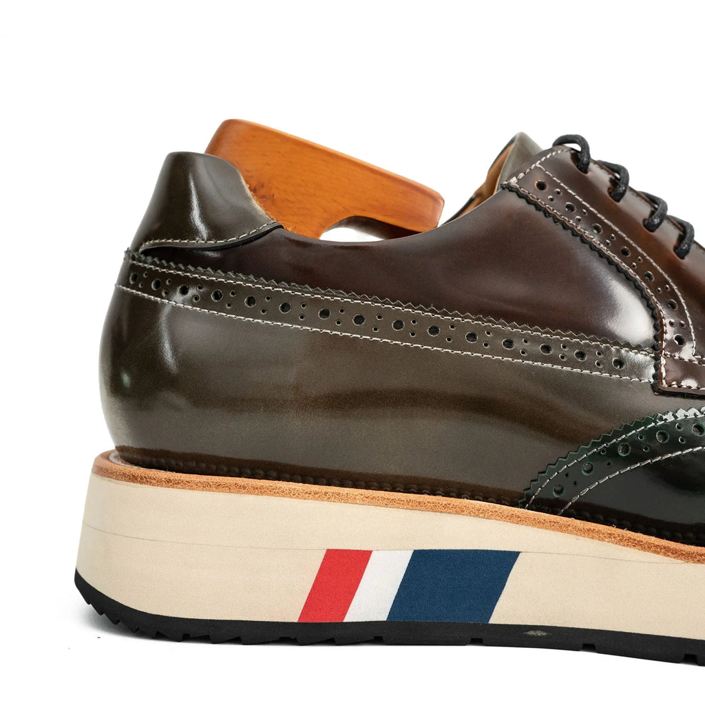 Antique Platform Wingtip Derby