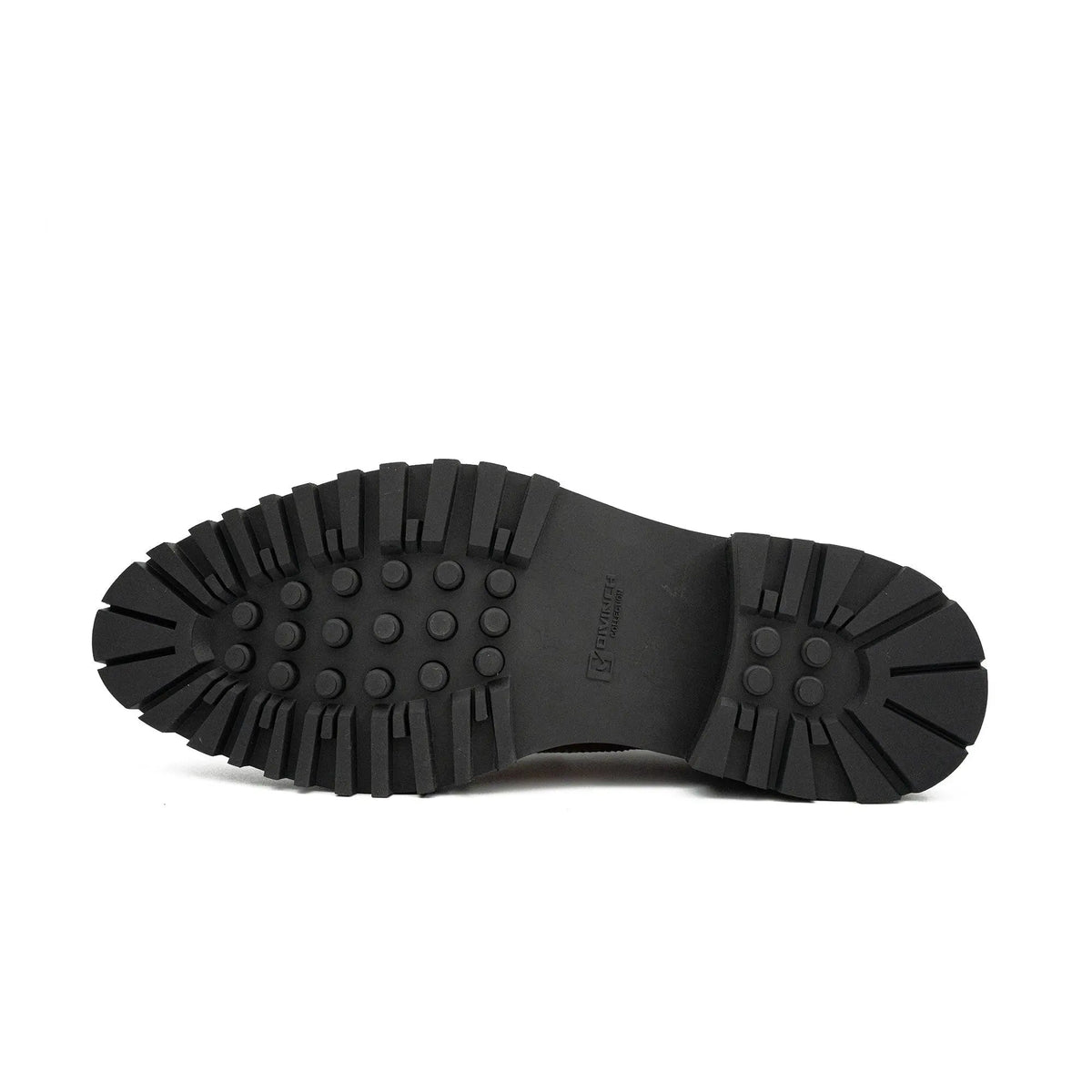 Cognac Croc-Trim Lug Loafer