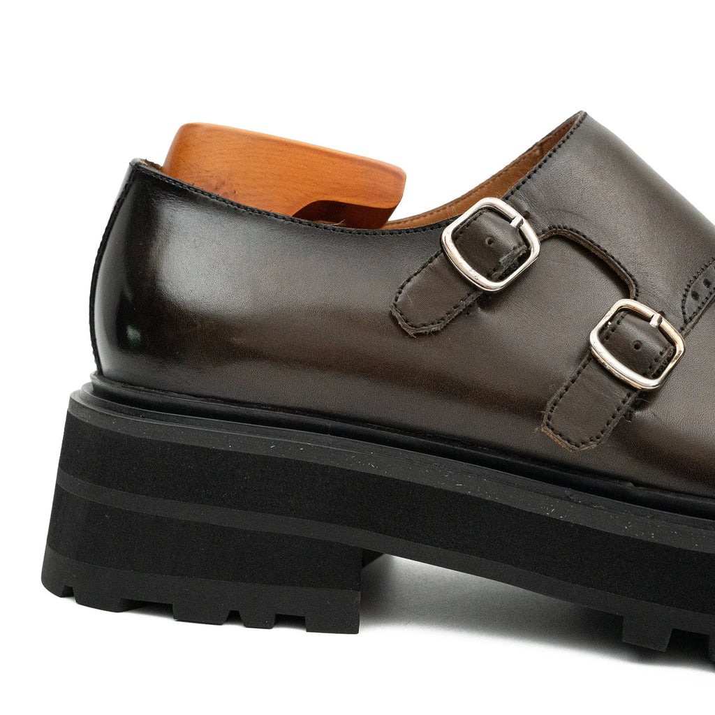 Espresso Double Monk Lug Shoe