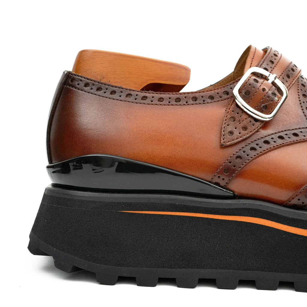 Brown Single Monk Strap