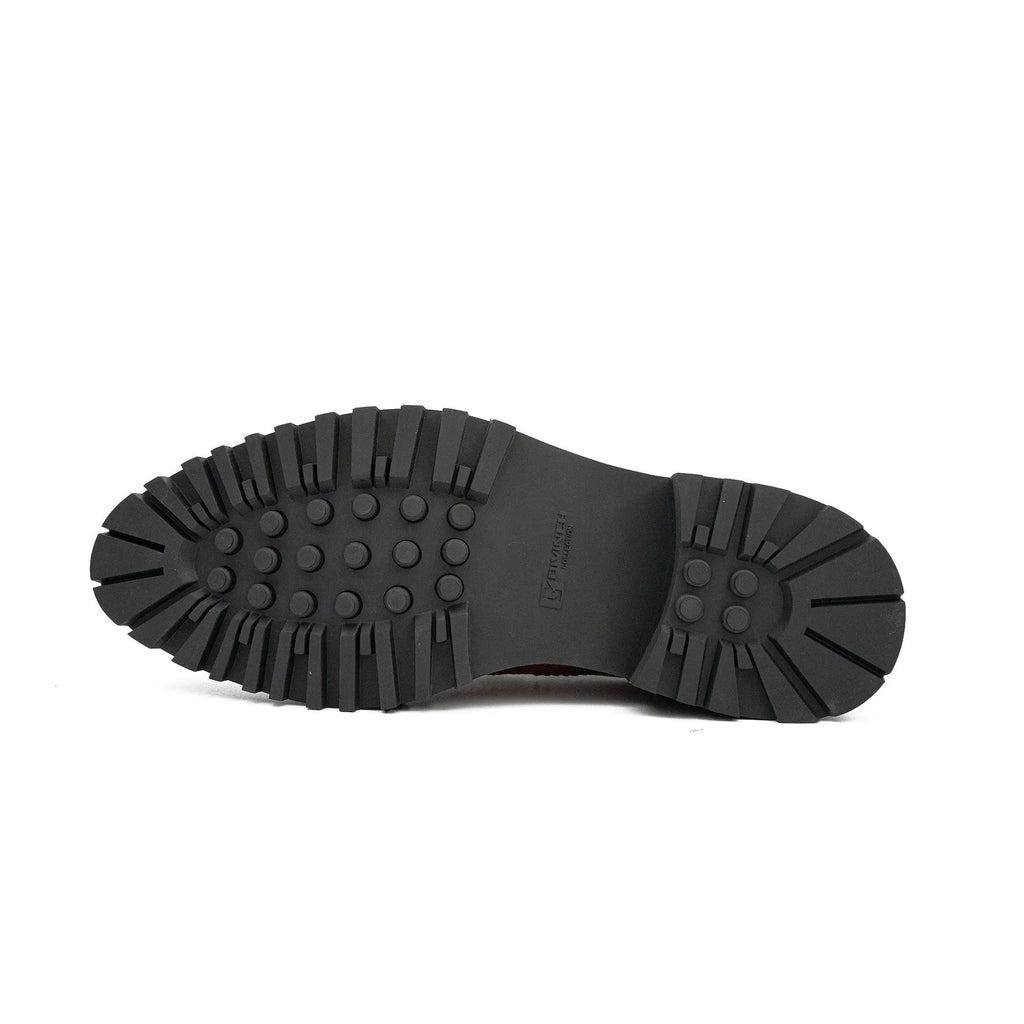Cognac Crocodile Strap Lug Loafer