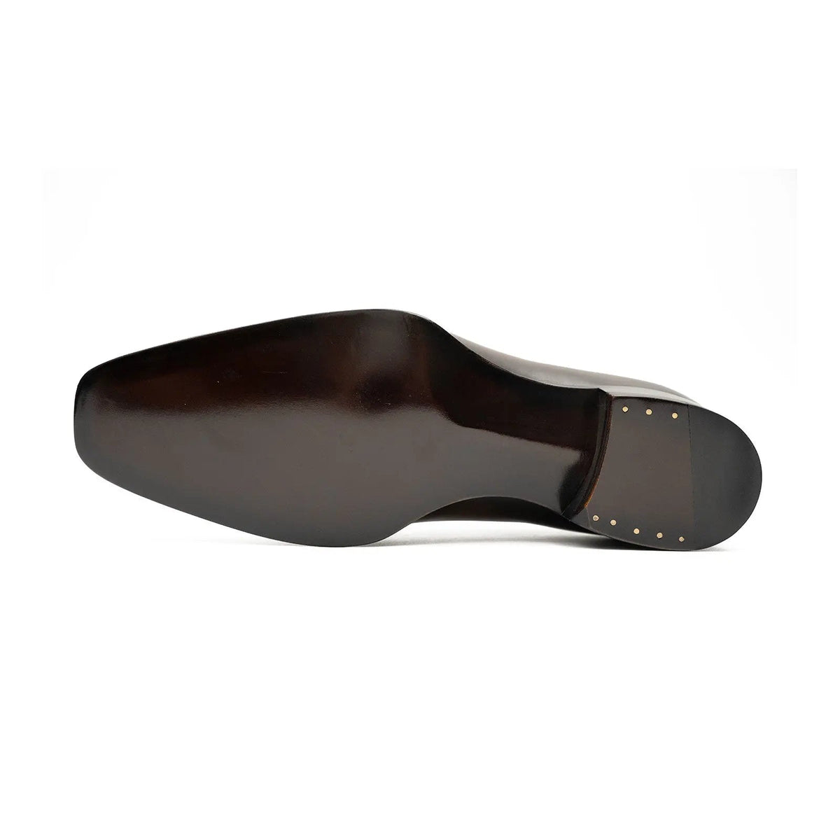 Burnished Brown Apron-Toe Oxford