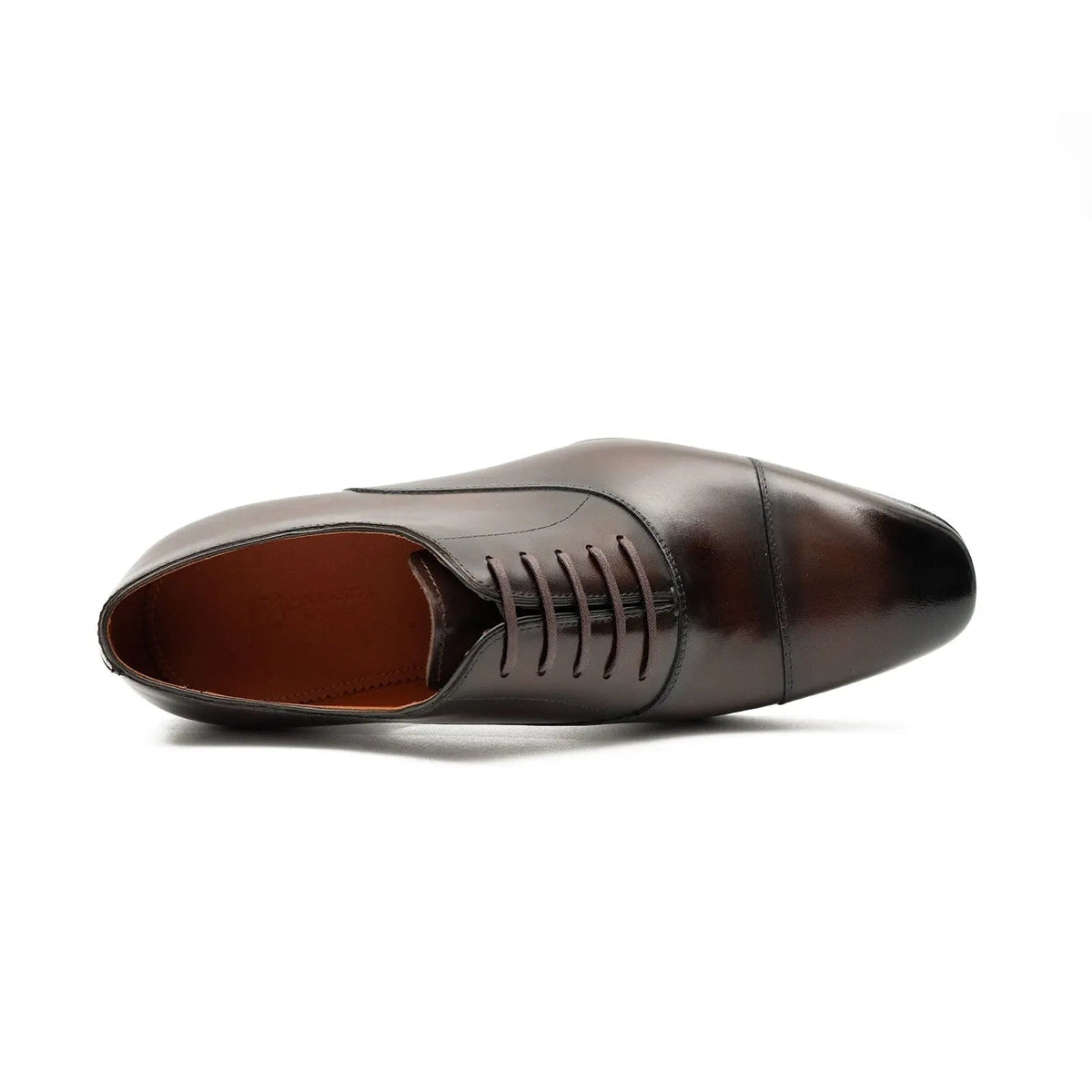 Dark Brown Cap-Toe Oxford