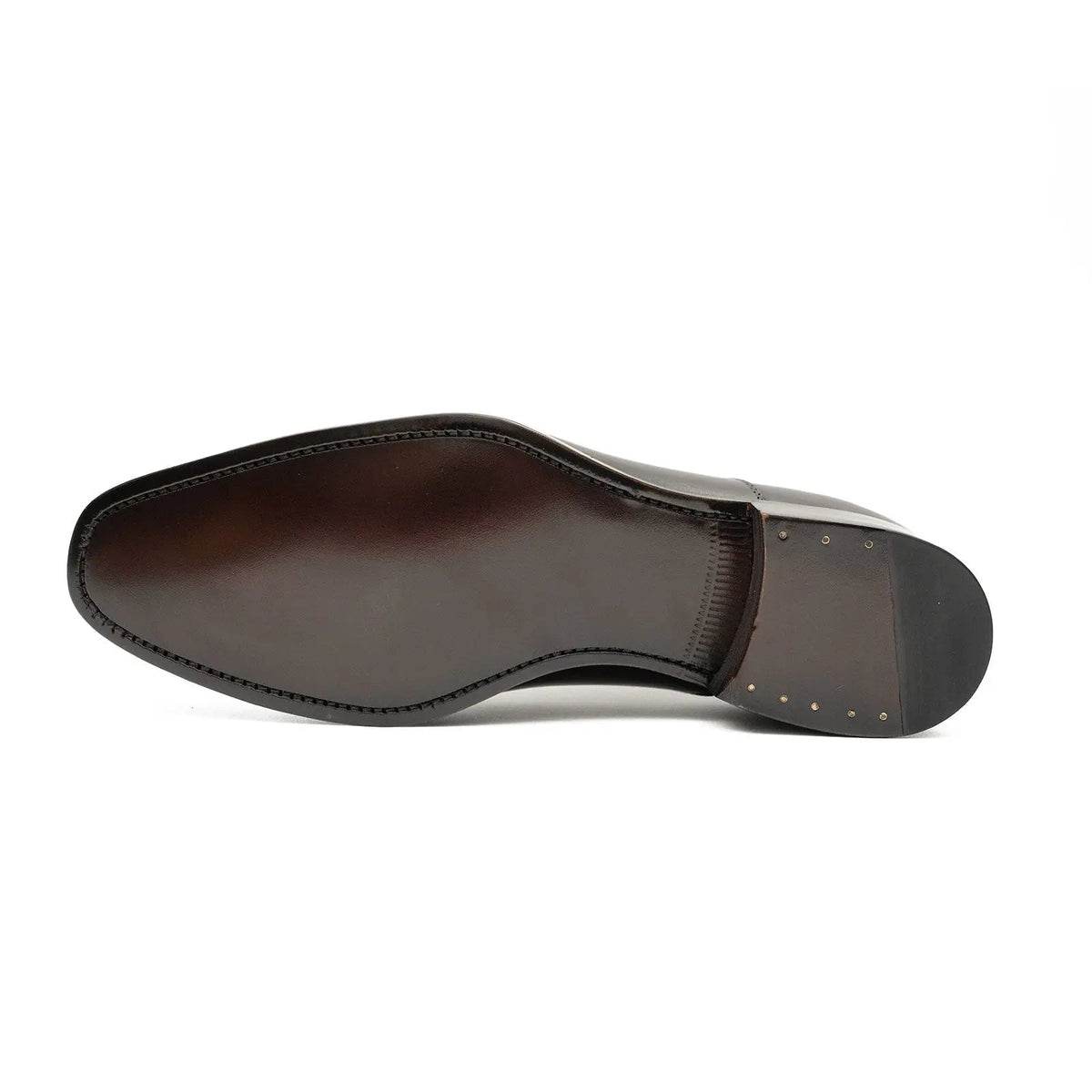Dark Brown Cap-Toe Oxford
