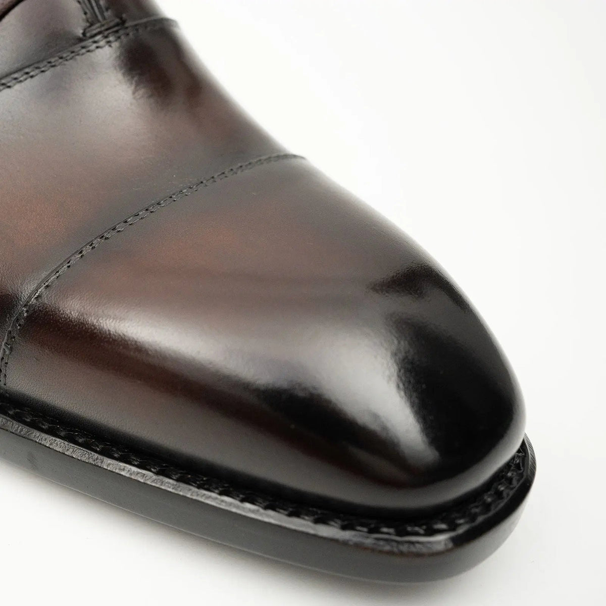 Dark Brown Cap-Toe Oxford