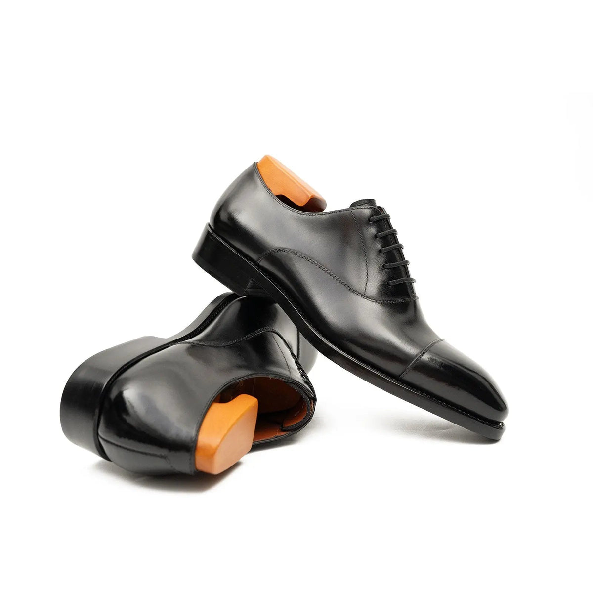 Dark Brown Cap-Toe Oxford