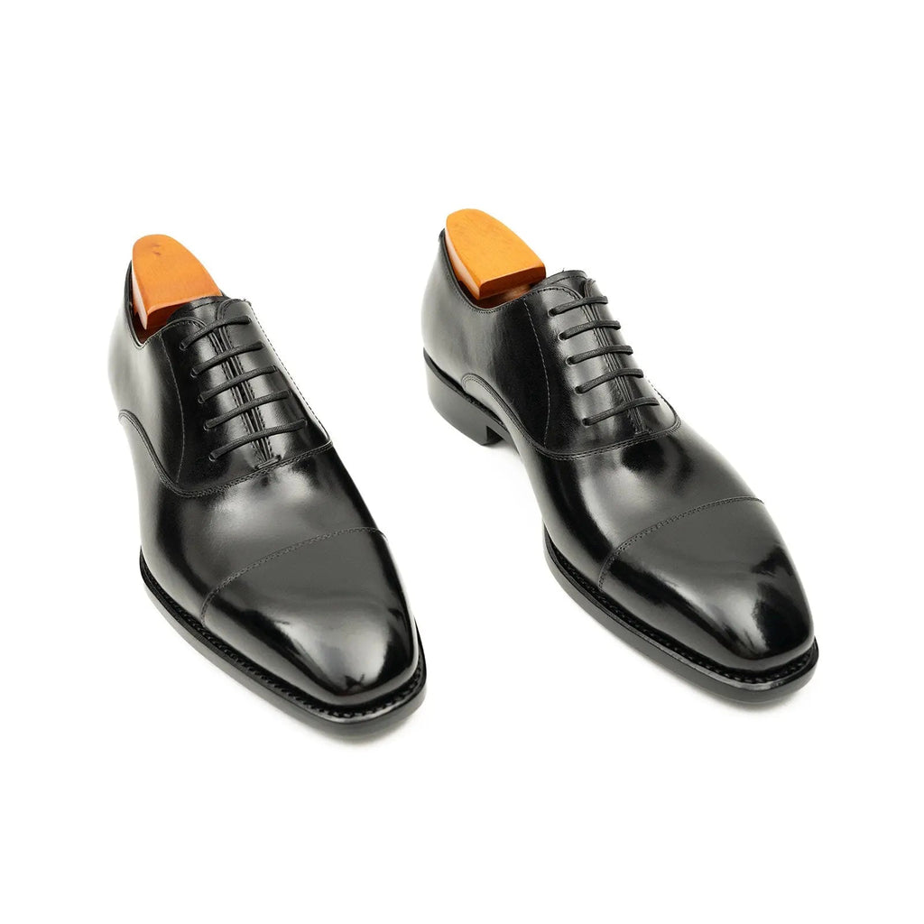 Dark Brown Cap-Toe Oxford