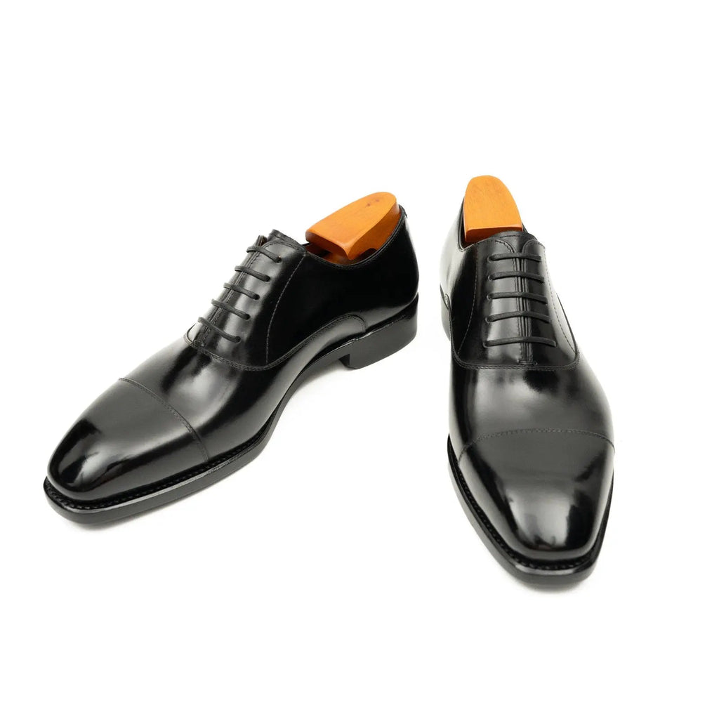 Dark Brown Cap-Toe Oxford