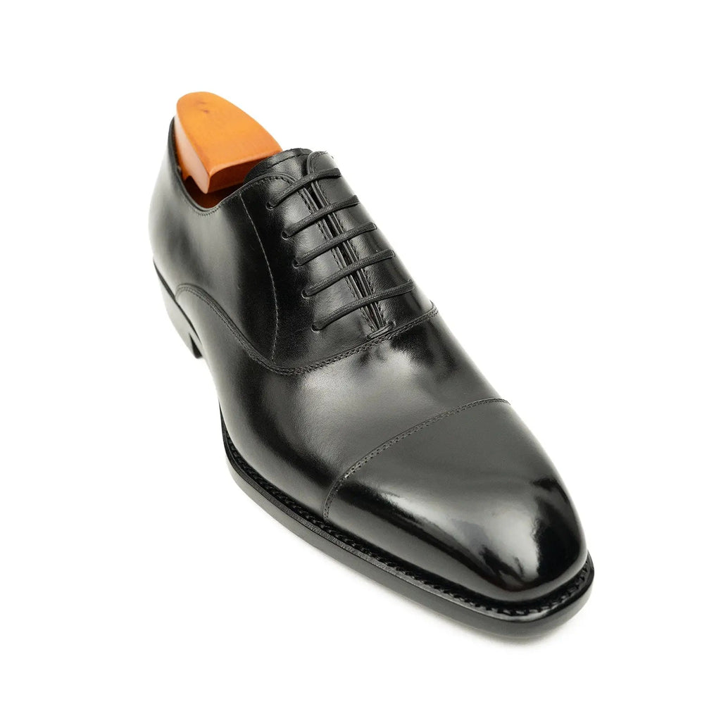 Dark Brown Cap-Toe Oxford