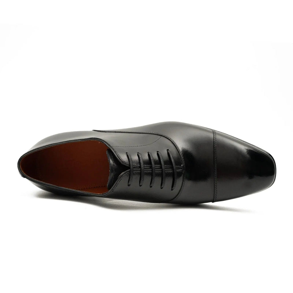 Dark Brown Cap-Toe Oxford