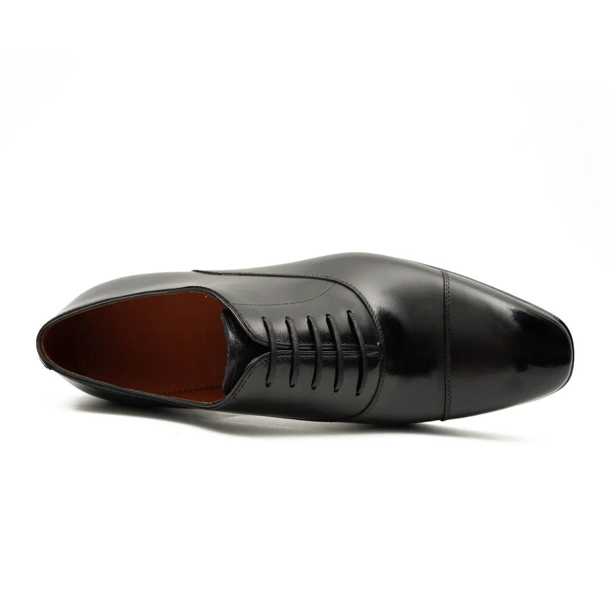 Dark Brown Cap-Toe Oxford