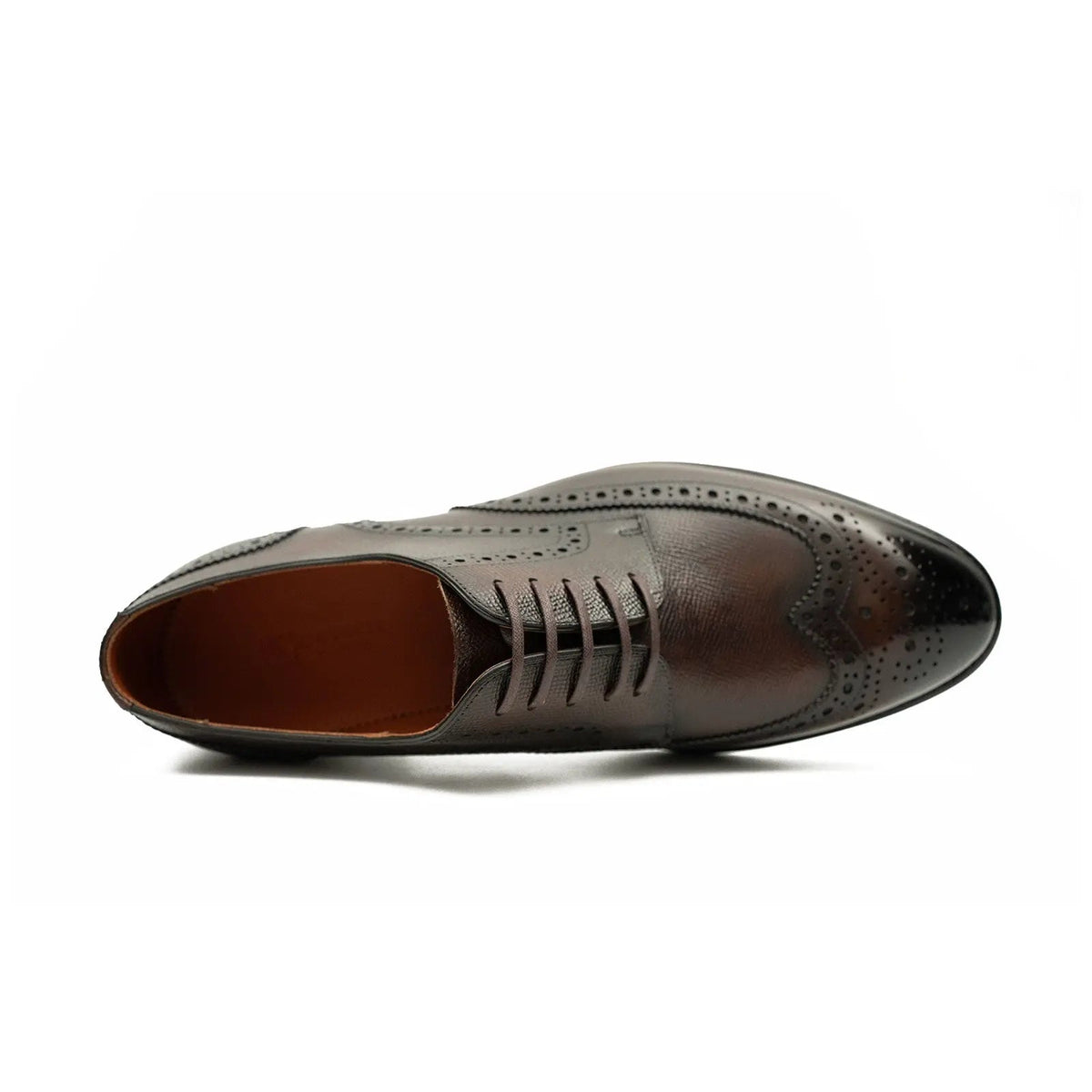 Burnished Brown Wingtip Derby