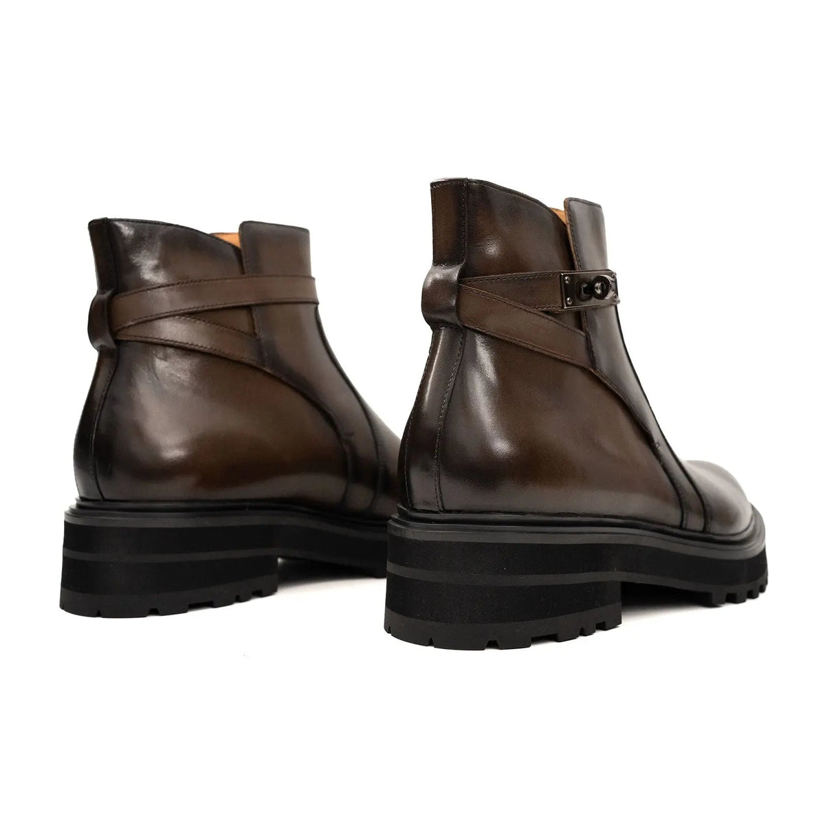 Walnut Strap Chelsea Boot