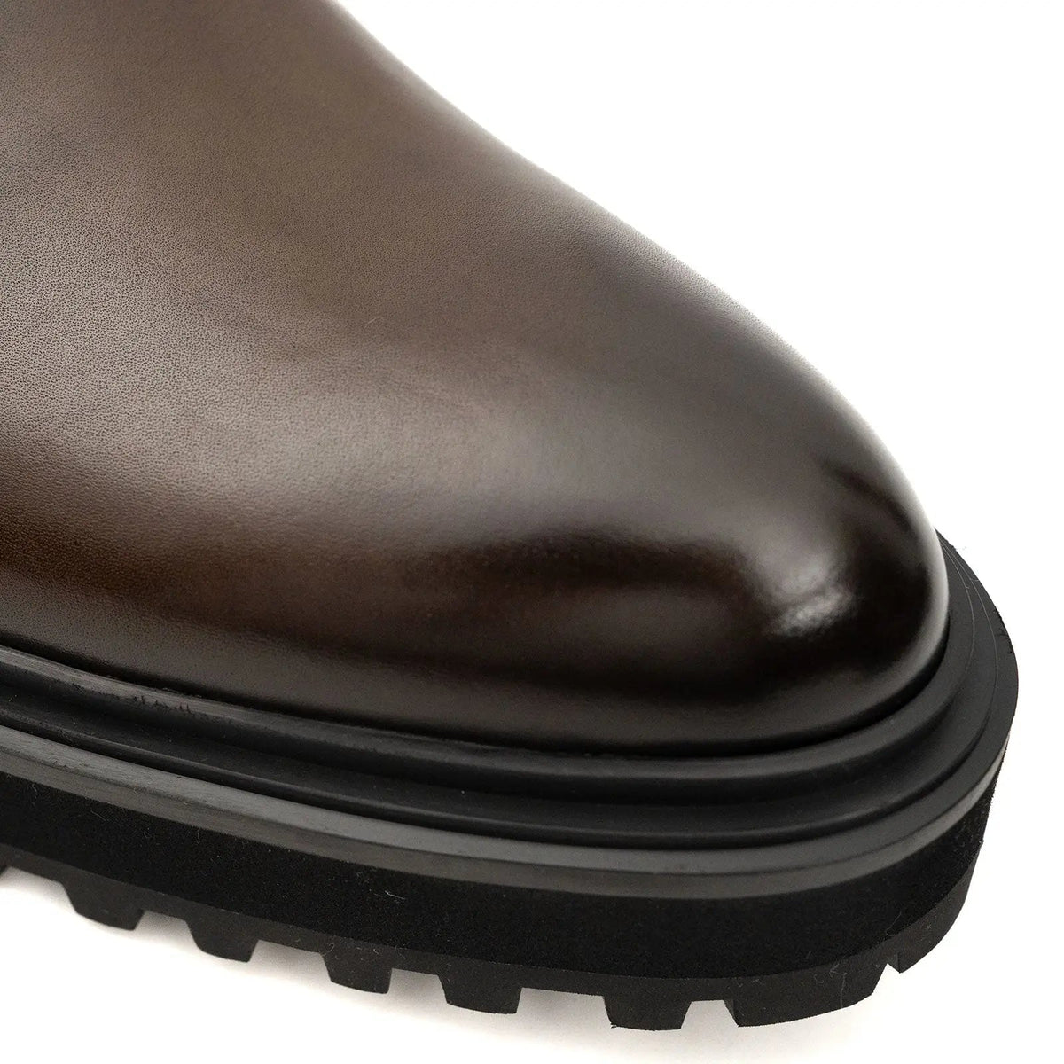 Walnut Strap Chelsea Boot
