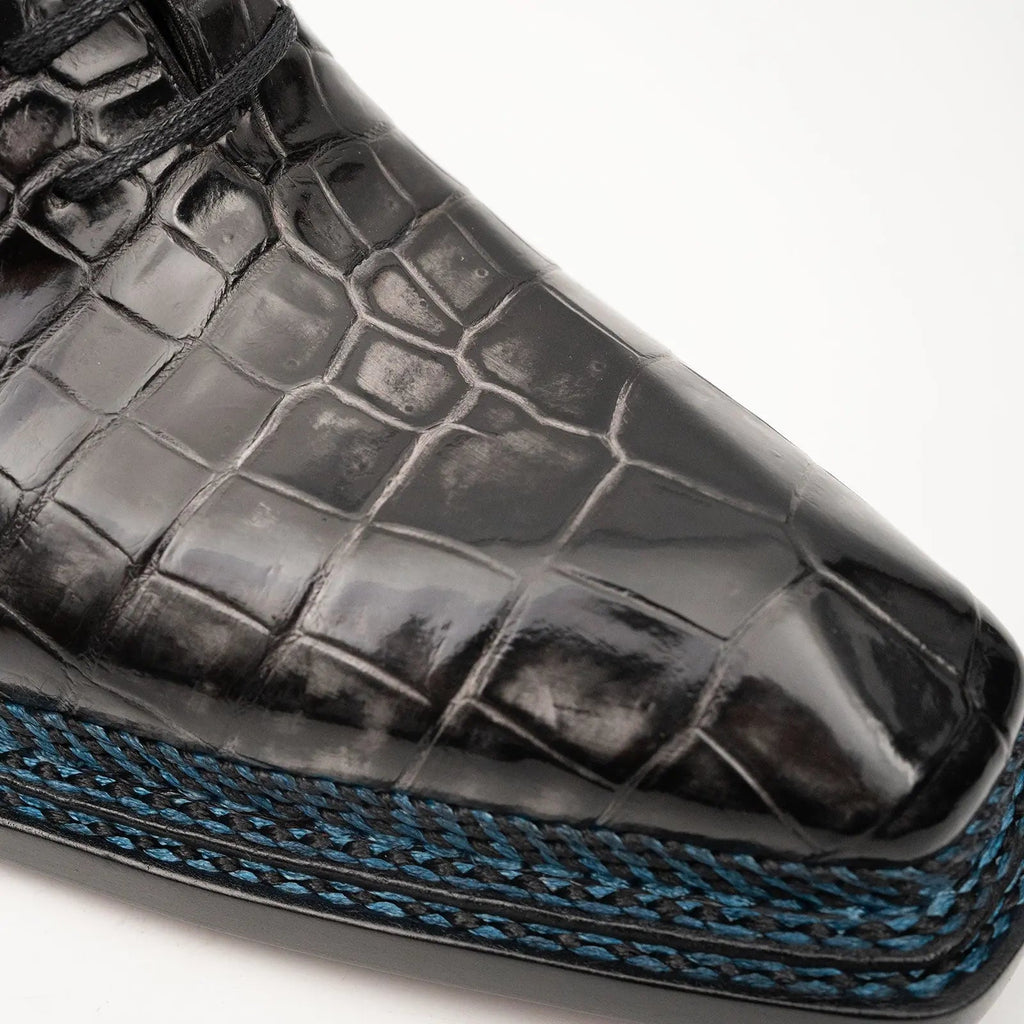 Black Crocodile Oxford