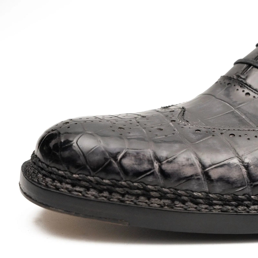 Charcoal Crocodile Norwegian Oxford